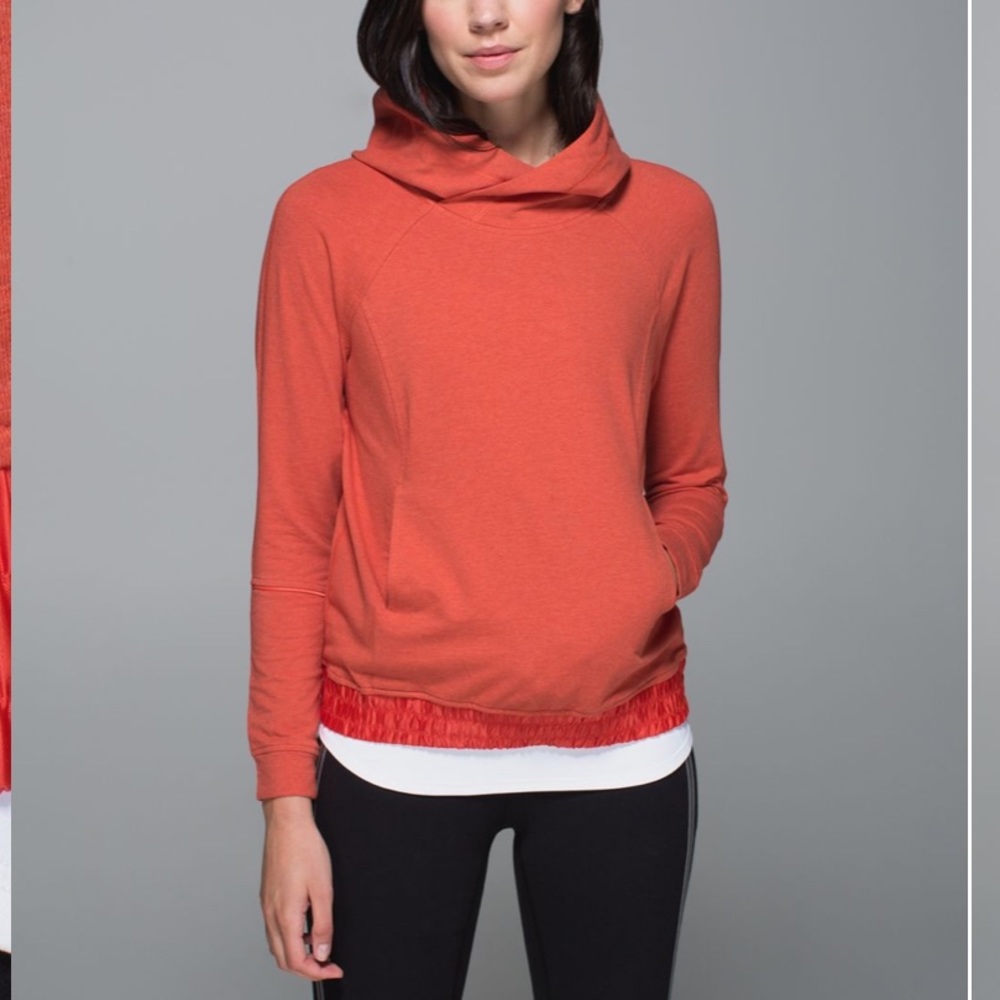lululemon athletica Orange Hoodie